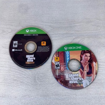 Grand Theft Auto 5 & GTA Trilogy Definitive Edition Xbox One/Series DISC ONLY