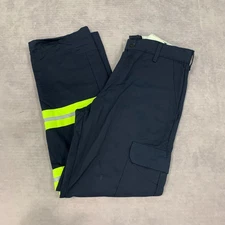 Red Kap Trousers workwear utility cargo trousers with reflective bands Men's 34