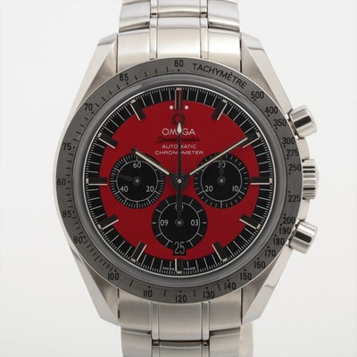 Omega Speedmaster racing Schumacher legends 3506.61 SS SS AT red dial 4 Extra Li