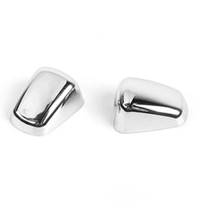 Chrome Front Windshield Wiper Nozzle Decoration Cover Trim For-  - S3Z97460