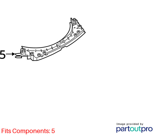 BMW i8 2014-2020 Rear Bumper bracket