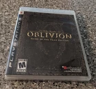 PS3 The Elder Scrolls IV Oblivion Game Of The Year Edition CIB Video Game Mint!