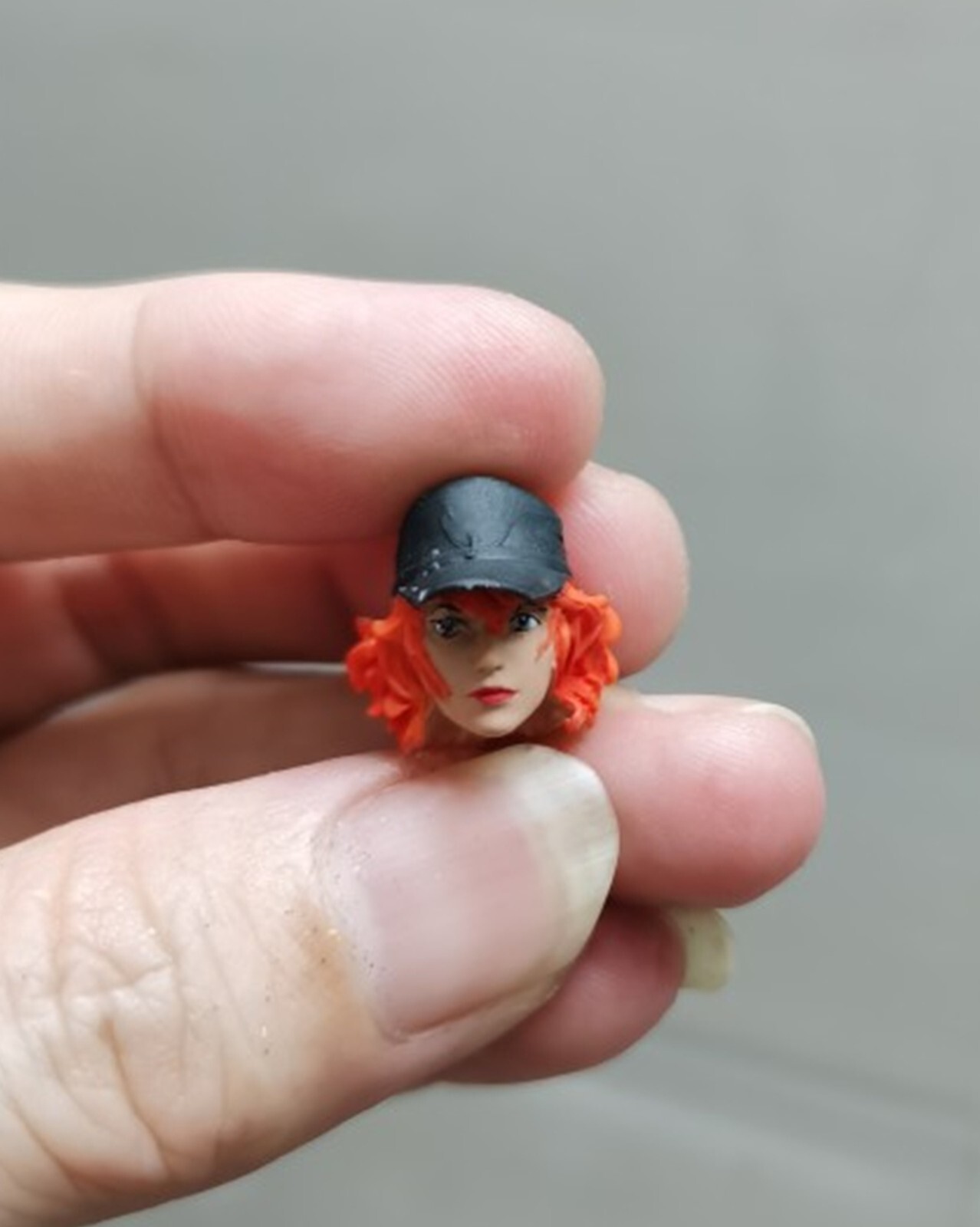 1/18 Game Mechanic Solider Female Girl Head Sculpt Fit 3.75" JOYTOY Figure Model