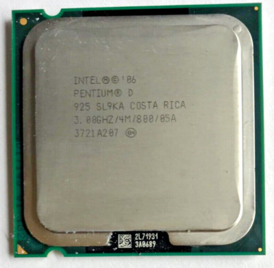 Intel Pentium D 925 SL9KA - Dual Core - 3,00GHz/4MB/800MHz/05A- Sockel 775 #1439