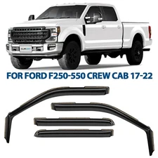 Rain Guards Vent Visors Shade for 2017-2022 Ford F250 Super Duty SuperCrew