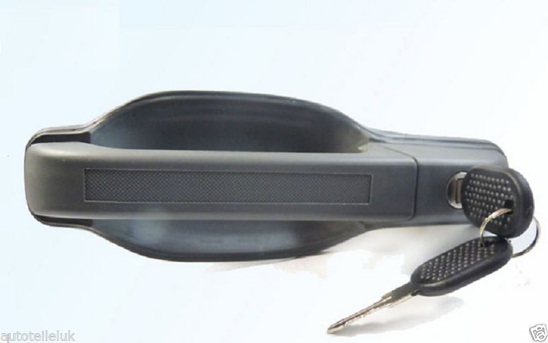 Poignée de porte avant gauche pour Iveco Turbo Daily 1989-1999 noire en ABS