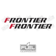 For Nissan Frontier Pickup Premium Vinyl Decal 2-pack - 15 Wide X 1.6 Tall