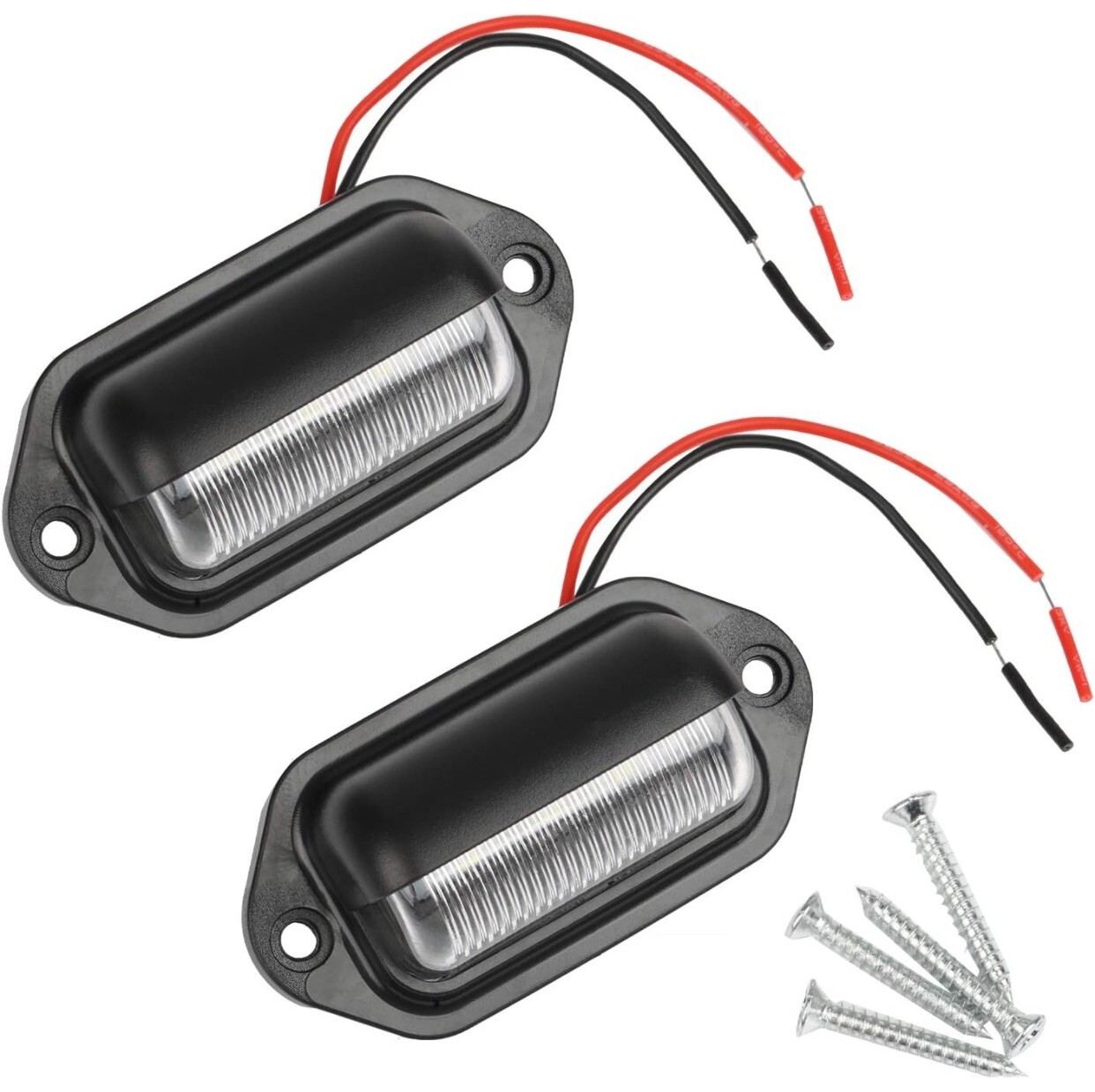 Luce Targa LED 2PCS per Targa, Targa a LED Luce per 12V Auto, Rimorchi,Camper,C