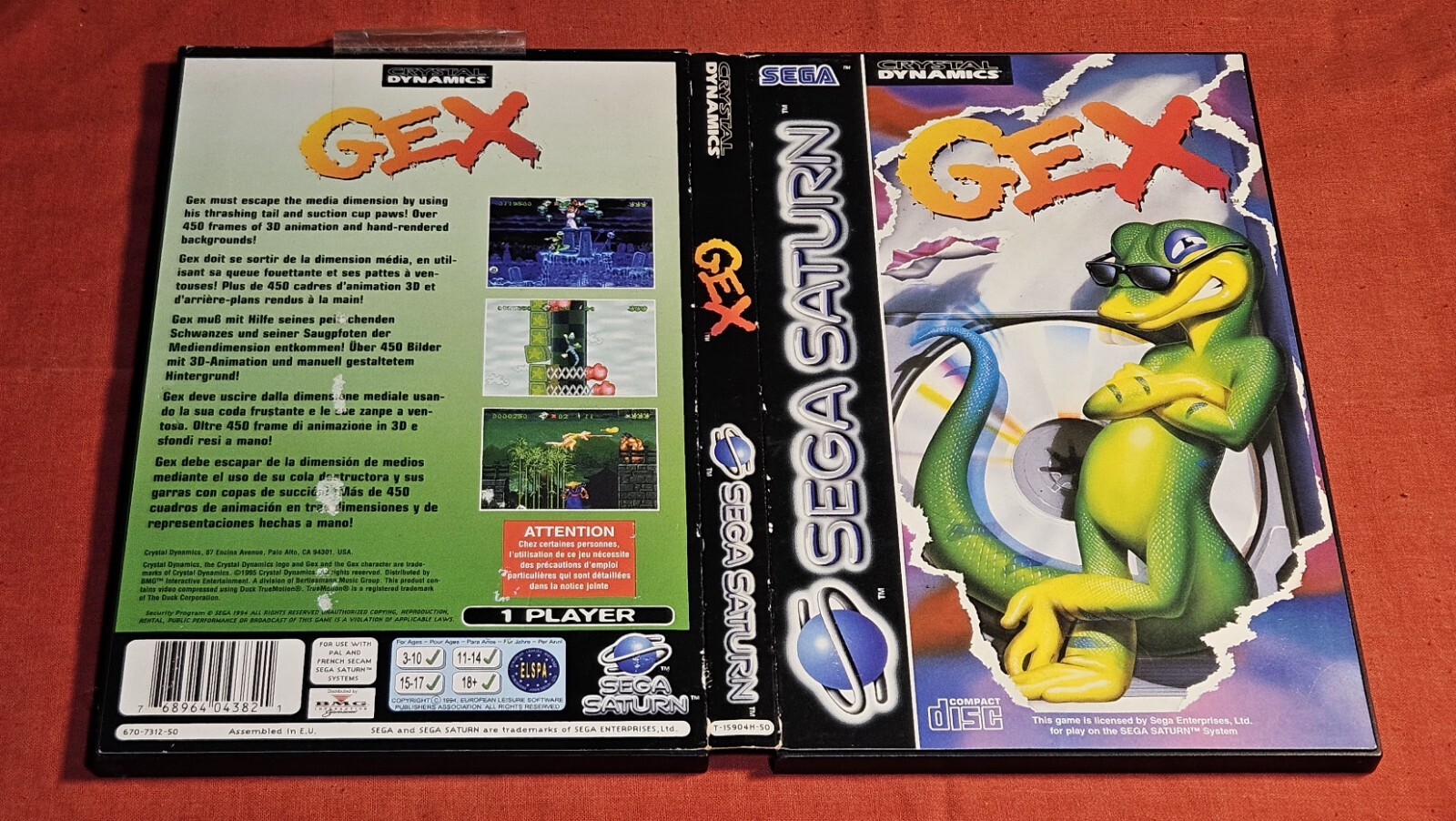 Gex Sega Saturn FRA/EUR