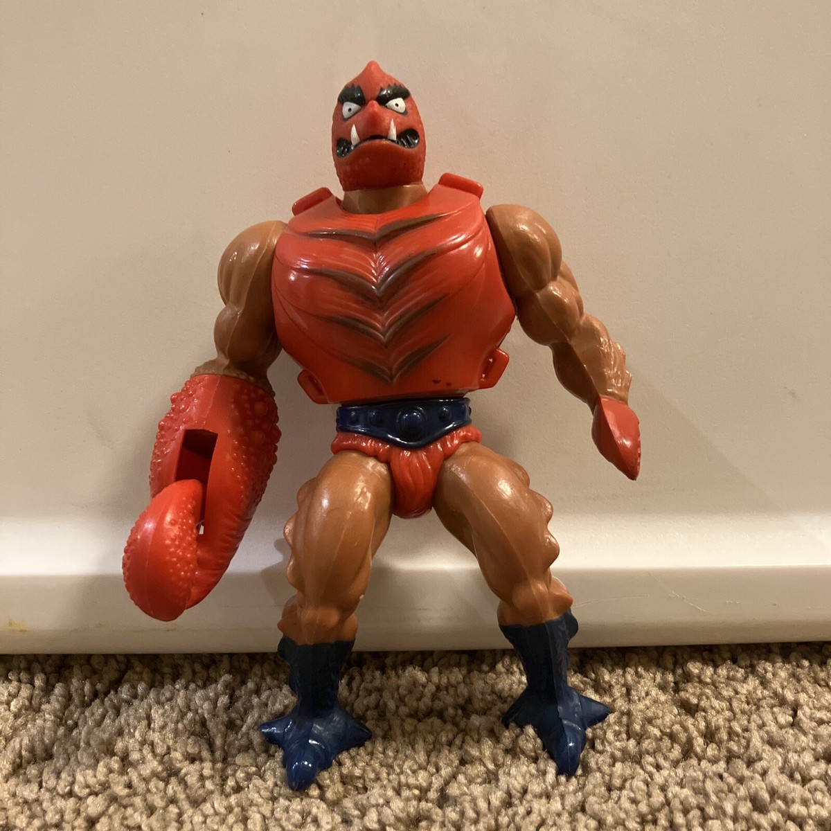Vintage 1981 Mattel He-man Motu Clawful Action Figure Crab