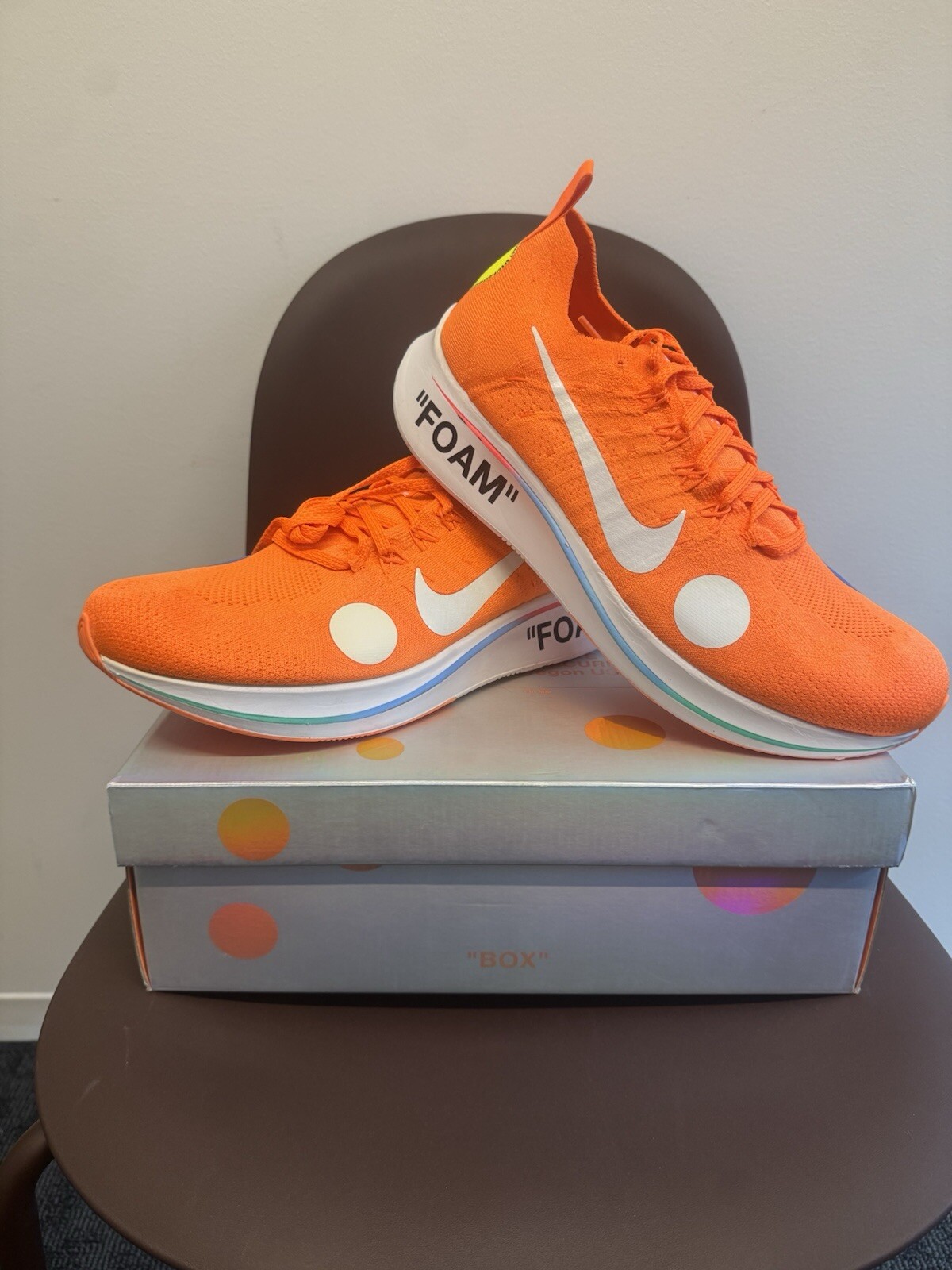 Off White X Nike Zoom Fly Mercurial taglia 13 LEGIT AUTENTICANO