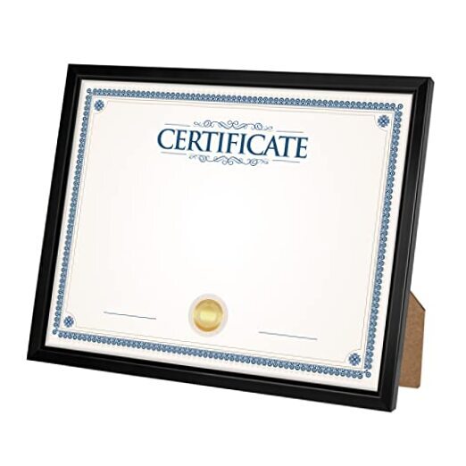 Picture Frames, Black Photo Frames for Wall or Tabletop Display, 8.5x11 black-image