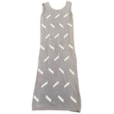 Callahan Knit Wear Low Back Sleeveless Dress Stretch Sweater Fabric Size Small