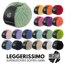 Lana Grossa LEGGERISSIMO Garn 50 g superleicht, weich, 100% recycelt 150 m