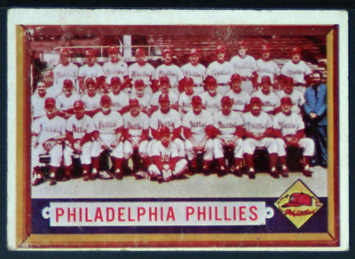 1957 Topps Philadelphia Phillies Team   #214   BB293