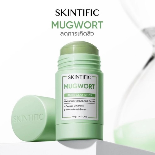 2x SKINTIFIC Mugwort, Niacinamide Clay Mask Stick Bright Boost Detox Skin 40g - Picture 7 of 29