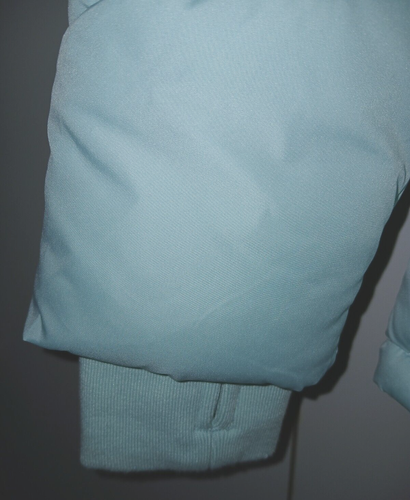 ARIZONA 1882 GIRL'S PALE BLUE HOODED PUFFY QUILTED ZIP JACKET-NWT-XL(16)-$80 TAG - Picture 3 of 6