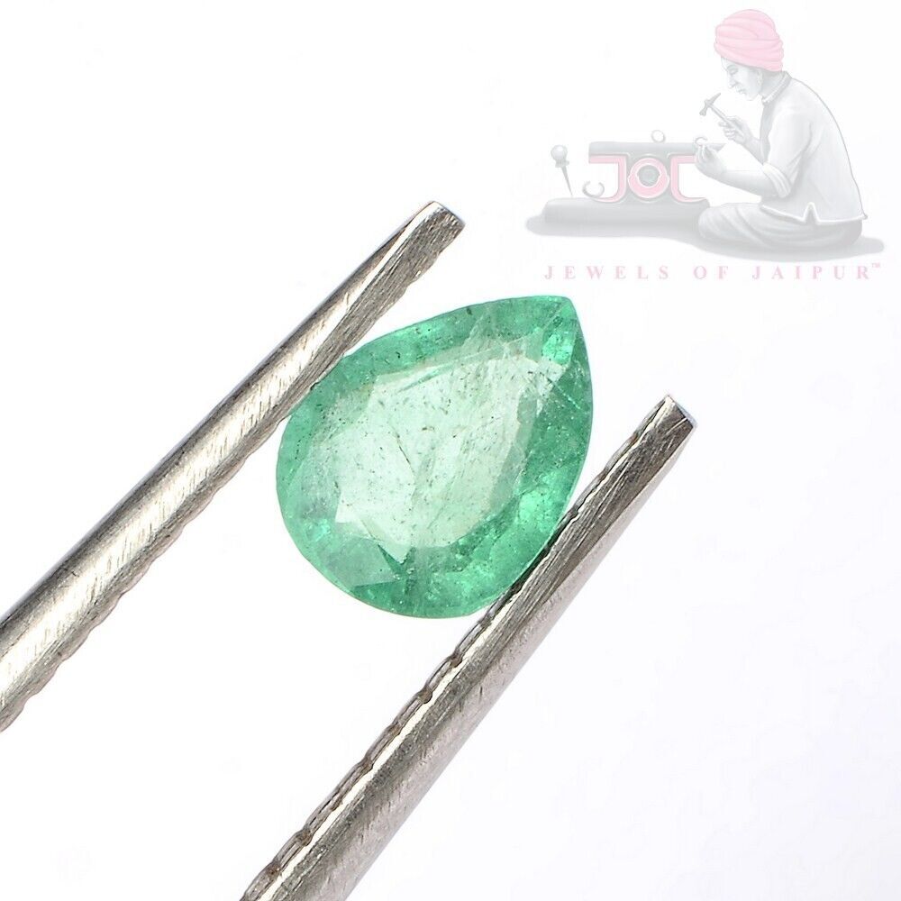 Émeraude Verte Naturelle Certifiée GIL - Grande Pierre Précieuse En Vrac, Taille Carrée, 24 Carats - Provenance Colombie