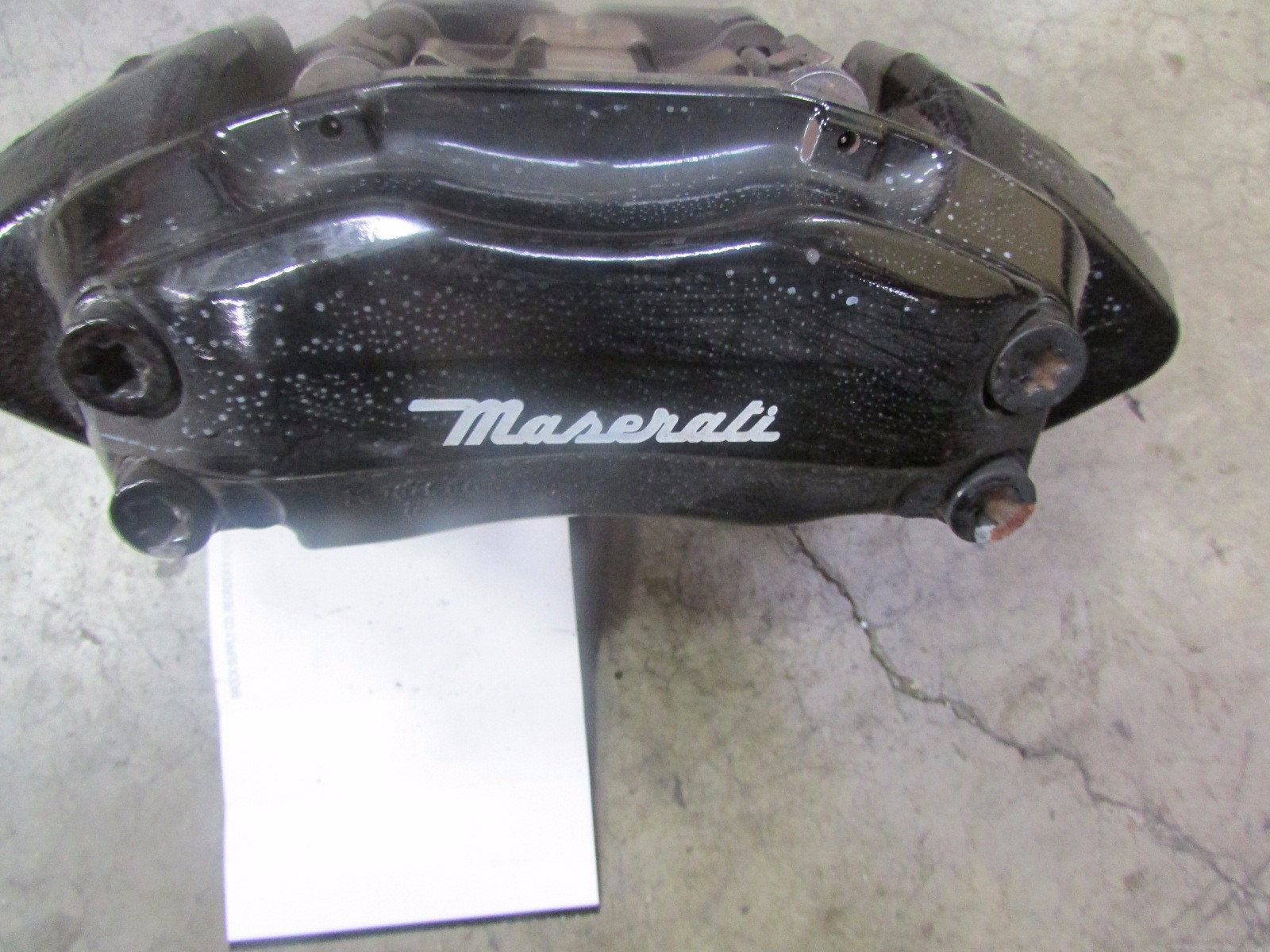 Maserati Quattroporte, RH, Right Front Brake Caliper, Black, P/N 197742