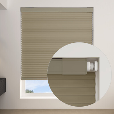 Blackout  1.5  Cellular Shades Honeycombs for Window No Drill No Tools Cordless