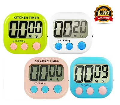 LCD Digital Küche Eier Kochen Timer Countdown Wecker Stoppuhr Magnet