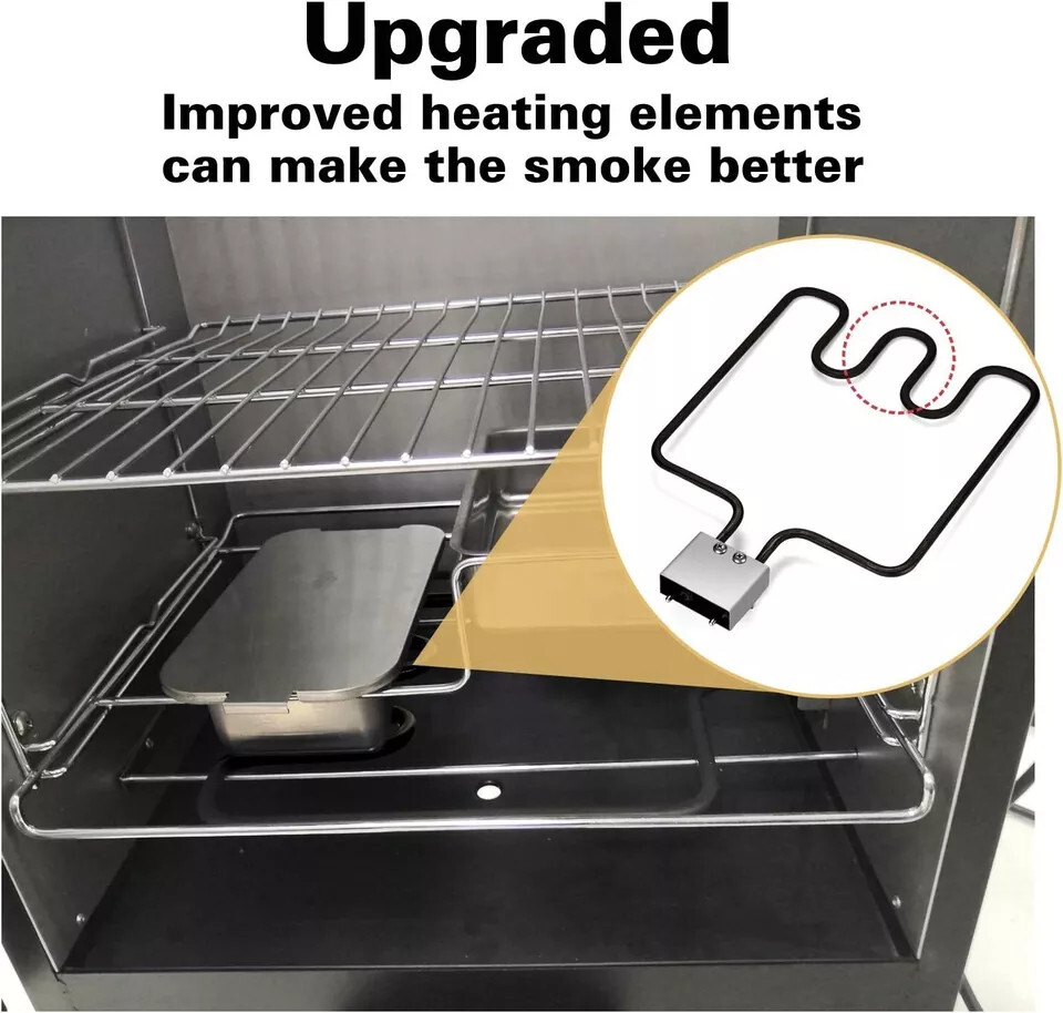 Electric Smoker & Grill Heating Element Replaced Part w/ Adjustable Controller U