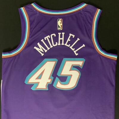 Nike Donovan Mitchell Utah Jazz #45 Purple Classic Swingman Jersey