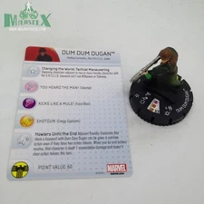 Heroclix Nick Fury, Agent of SHIELD set Dum Dum Dugan #017 Uncommon fig w/card!