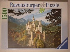 Ravensburger Neuschwanstein Castle of King Louis II 1500 Pc Jigsaw Puzzle NEW