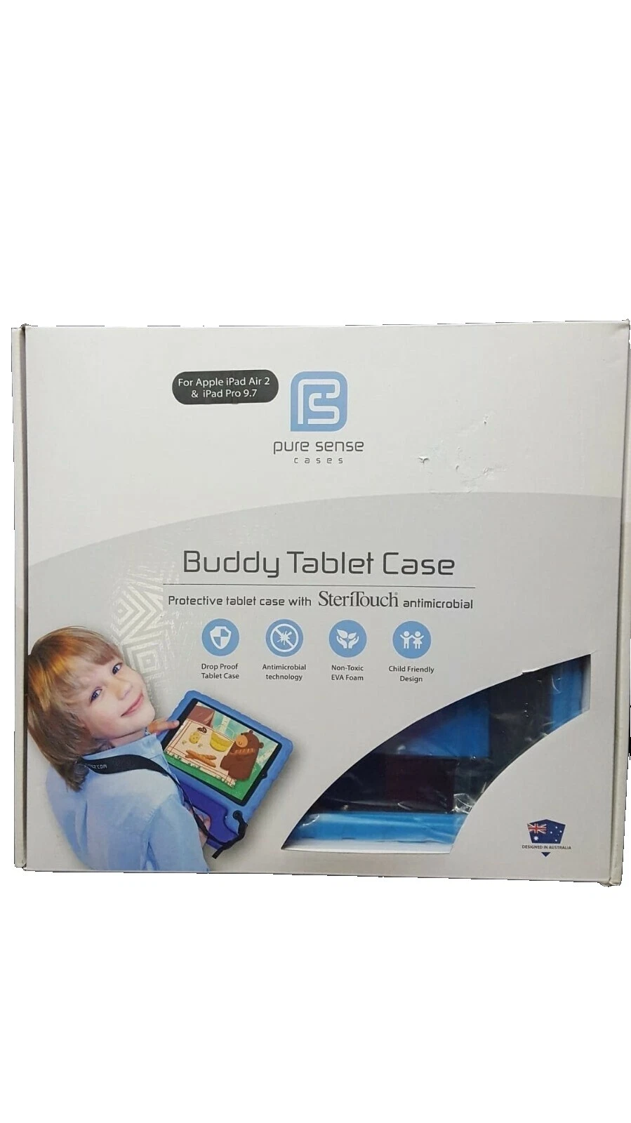 Blue Neoprene Tablet & eReader Protective Shells/Skins Folios