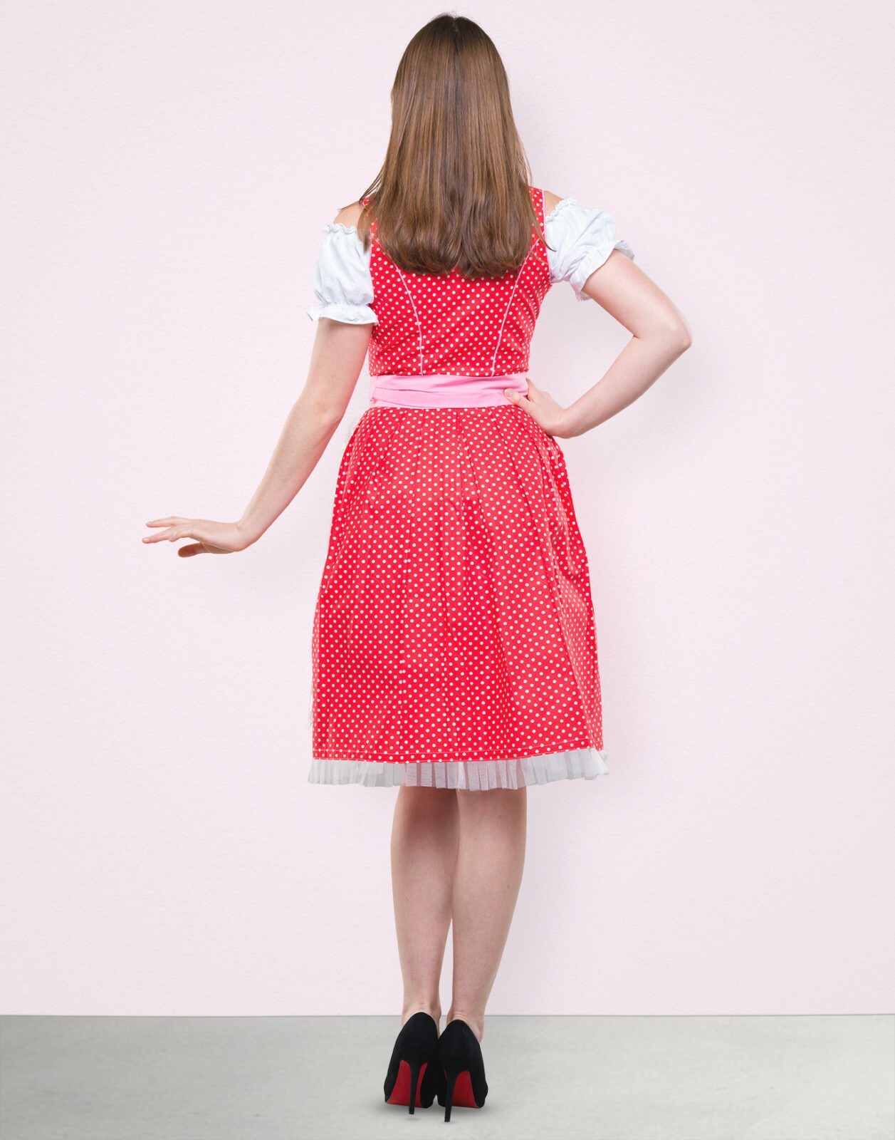 Dirndl Schürze Lang - Traditionelle Trachtenschürze Für Oktoberfest & Hochzeiten