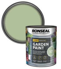 Ronseal Garden Paint Shed Wood Metal Brick Outdoor Weatherproof Long Lasting