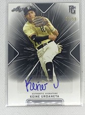 2021 LEAF PERFECT GAME KEINE URDANETA BLACK PAPER AUTO # 20/50