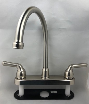 Satin Nickel Goose Neck Kitchen Faucet 8 Installation Rv Mobile