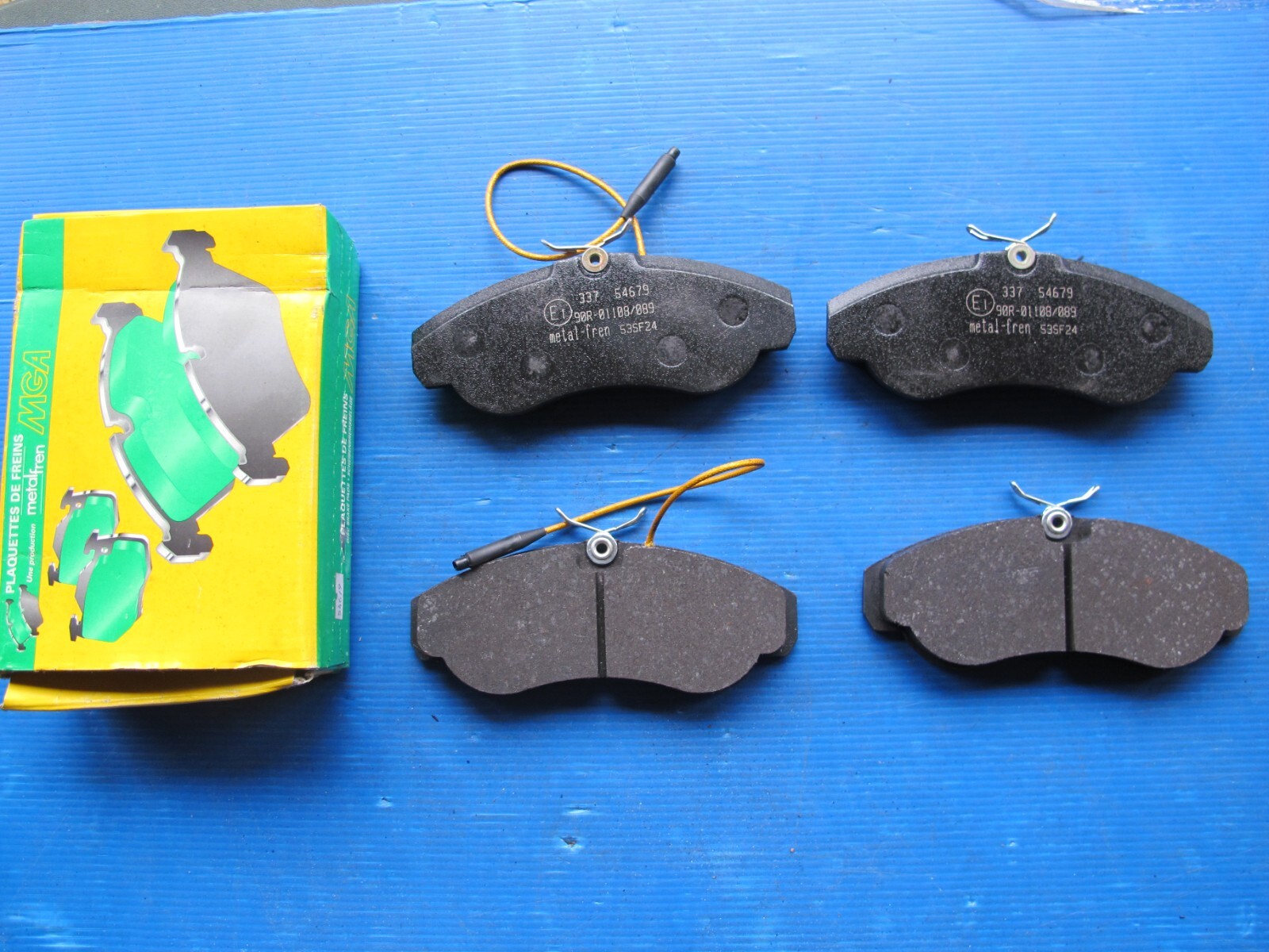Plaquettes de freins avant MGA pour stopper les vibrations sur Jumper et Ducato
