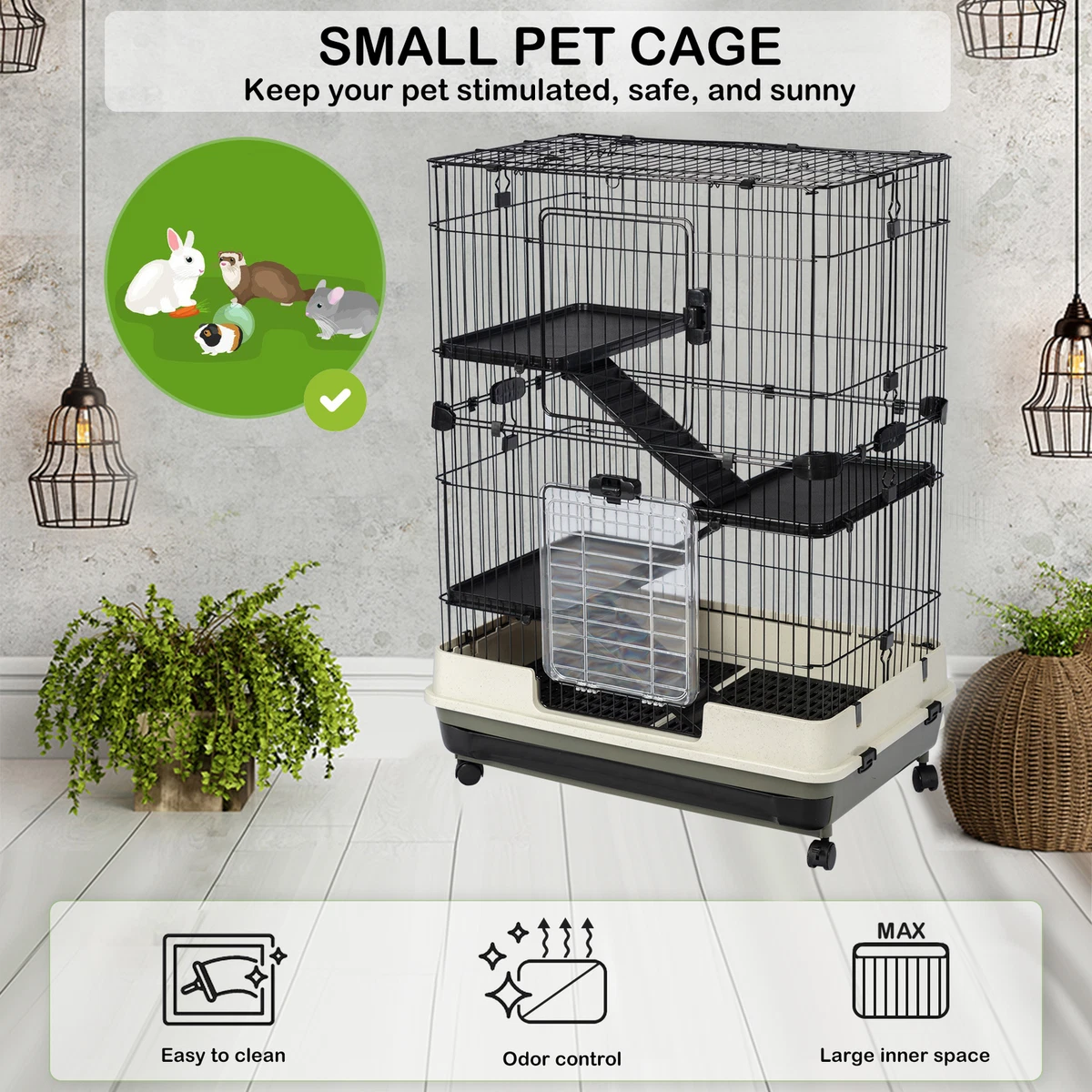Cleaning hot sale ferret cage