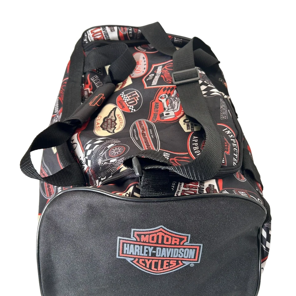 Bolso deportivo de lona ligero con logotipo AOP Harley-Davidson LOGO estampado por todas partes Foto 3 de 4