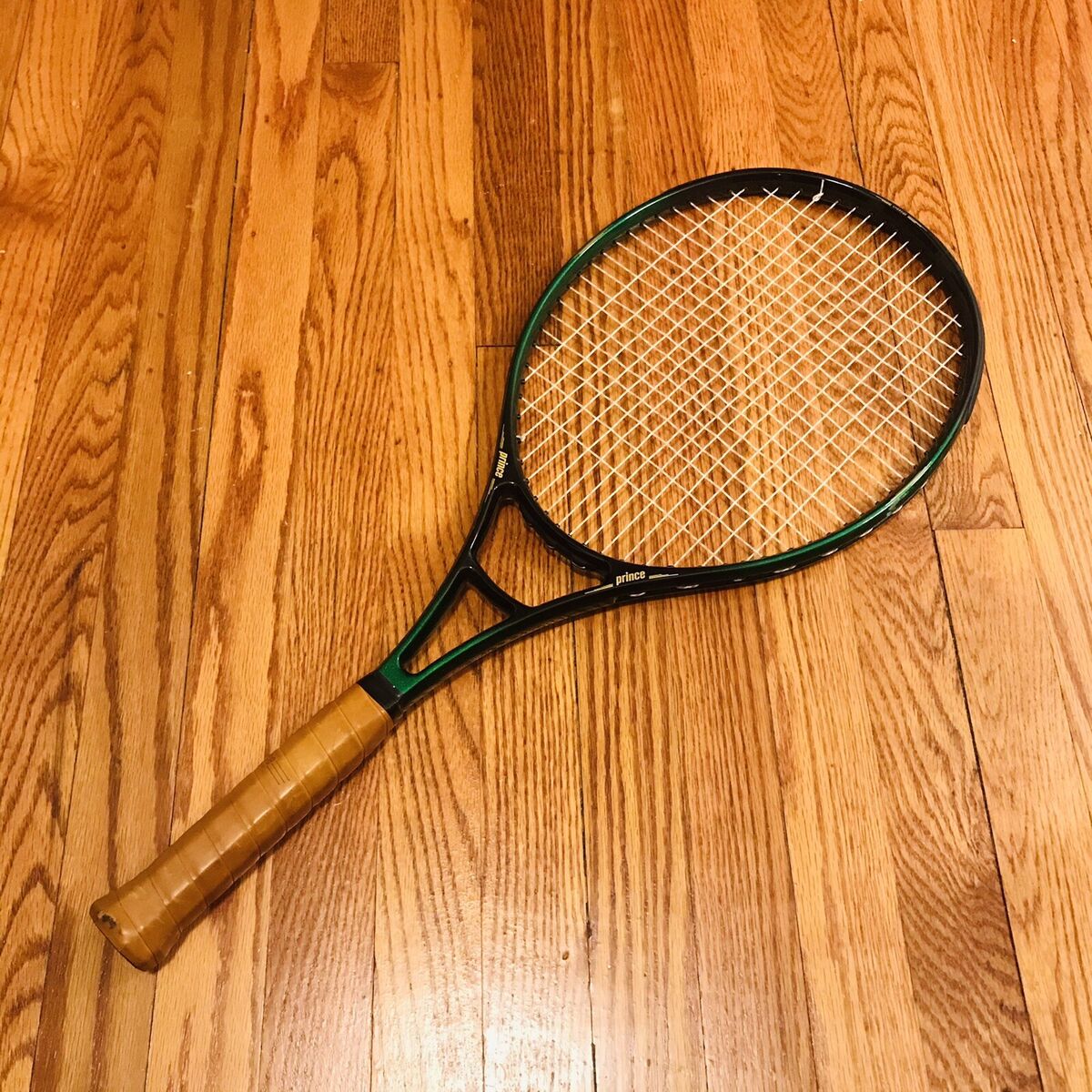 Prince Graphite II Oversize Green Black Tennis Racquet 4 5/8 Prince Graphite II Oversize Green Black Tennis Racquet 4 5/8