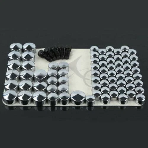 Juego de 75 tapas de perno aptas para Harley Electra Glide Road King 2007-2013 Foto 3 de 3