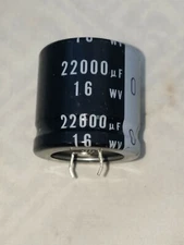 10(Lot) 22000uF 16V Radial Snap In Mount Electrolytic Alum. Capacitor 85 C 16VDC