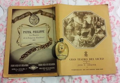 KATALOG PROGRAMM SHOW GRAND THEATRE LICEO 1950 - 1951 PATECK PHILIPPE