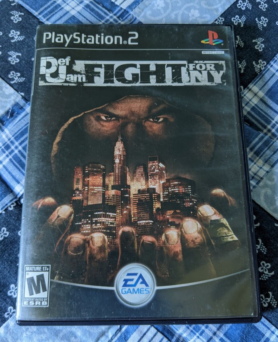 Def Jam Fight for NY (Sony PS2) ARTWORK AND MANUAL! NO GAME!!