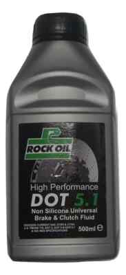 Rock Oil Dot 5.1 Hochleistungs Brems- & Kupplungsflüssigkeit 500ml Brembo KTM SX SXF