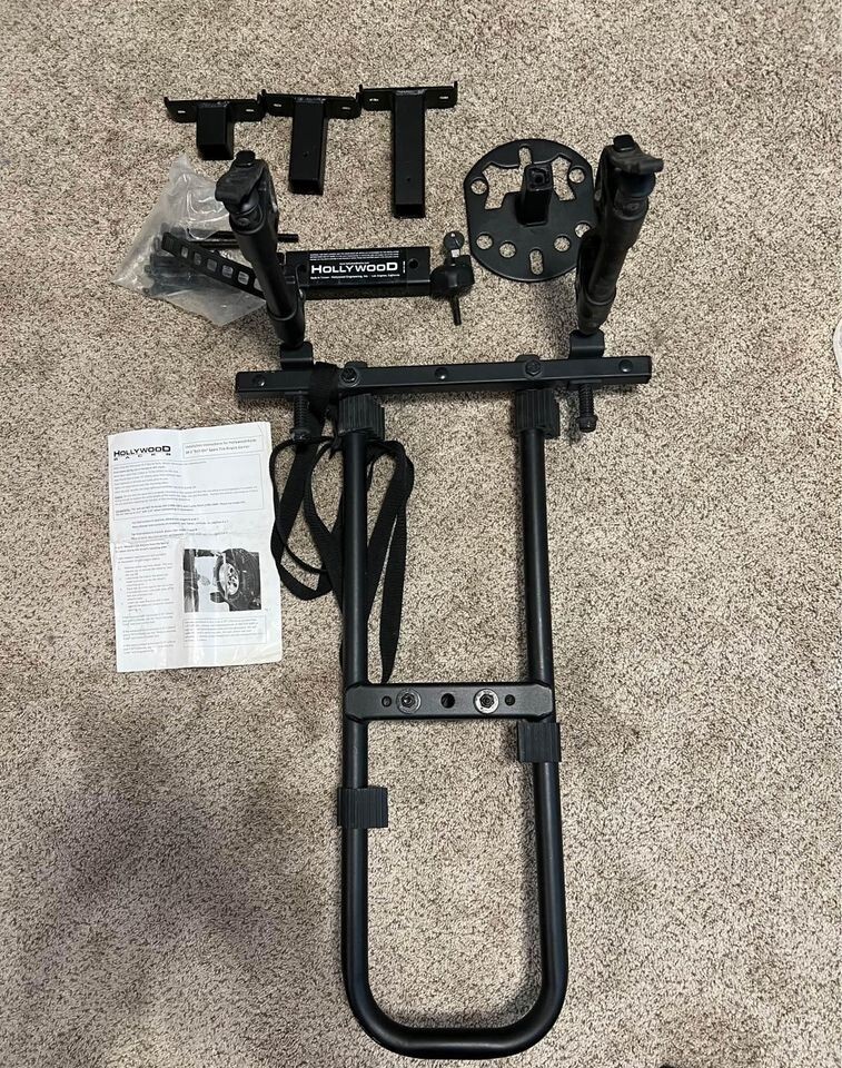 Hollywood Racks SR-2 &ldquo;Bolt On&rdquo; Spare Tire Bicycle Carrier (Jeep) 5X5 BoltPattern