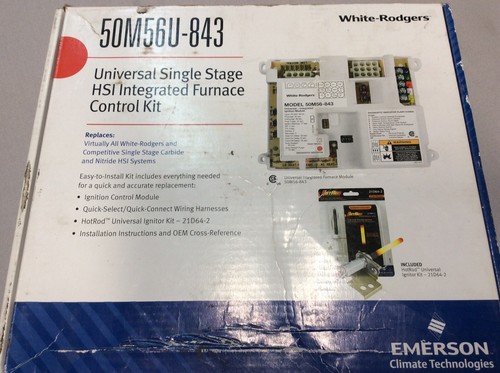 White-Rodgers 50M56U-751 Integrated Furnace Fan Control Board For Carrier & ICP, 24V Replacement