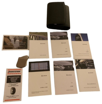 2019 Genuine LEXUS LS500 Complete Owners Manual Set + Navi