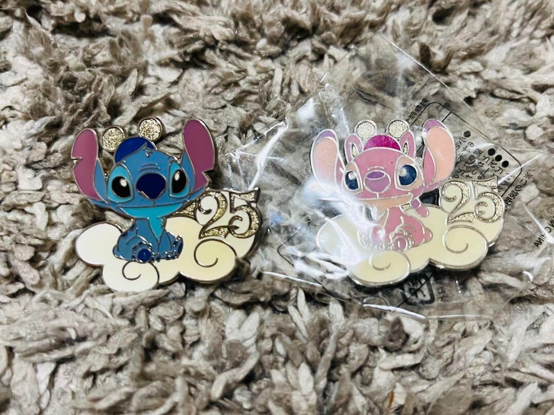 Tokyo Disney Resort Stitch & Angel 25th Anniversary Pin Tokyo Disney Resort Stitch & Angel 25th Anniversary Pin