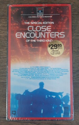 1983 RCA New Factory Sealed The Special Edition Close Encounters VHS Movie