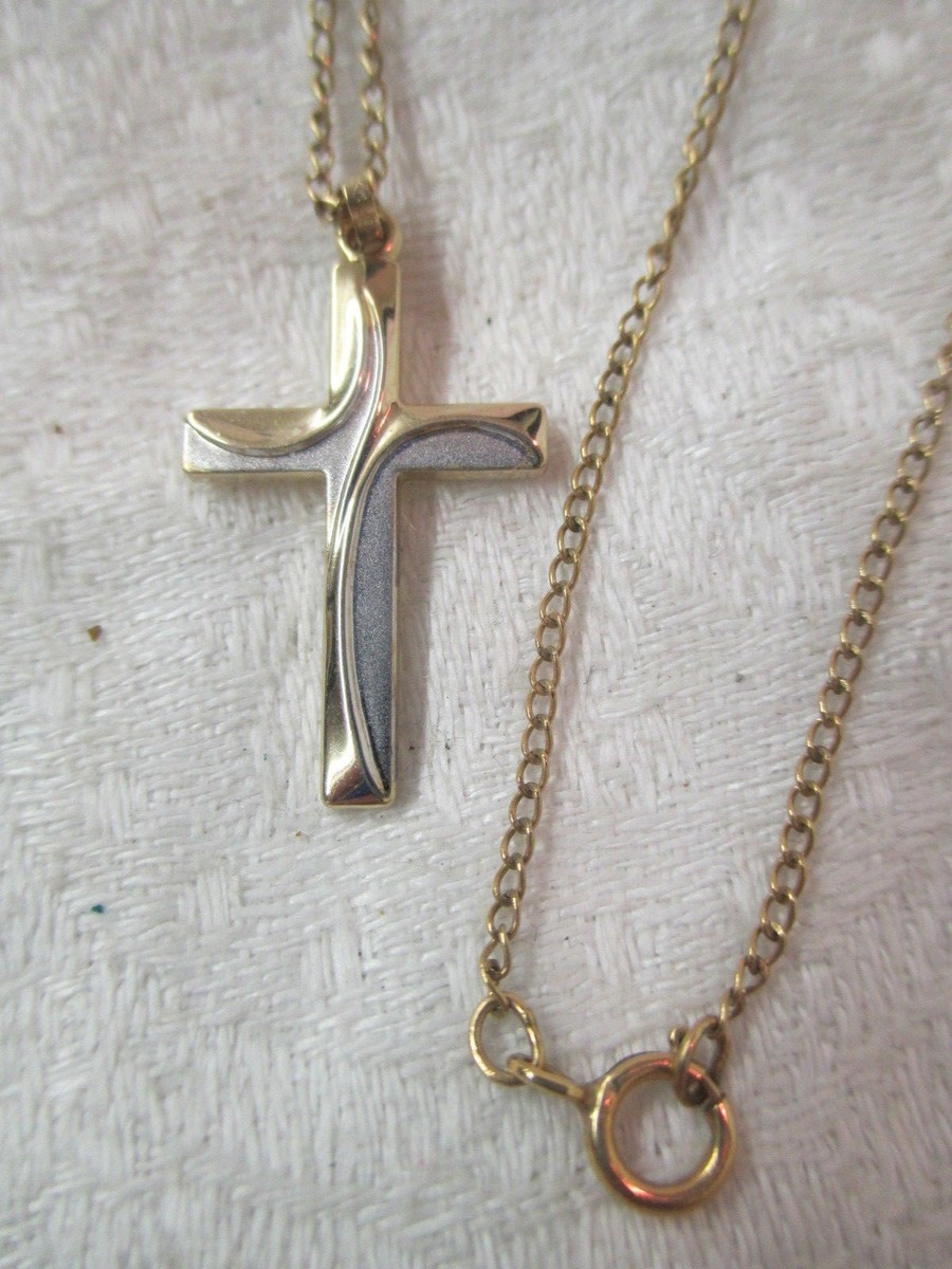 Vintage 1/20 14K GF Necklace Cross | eBay