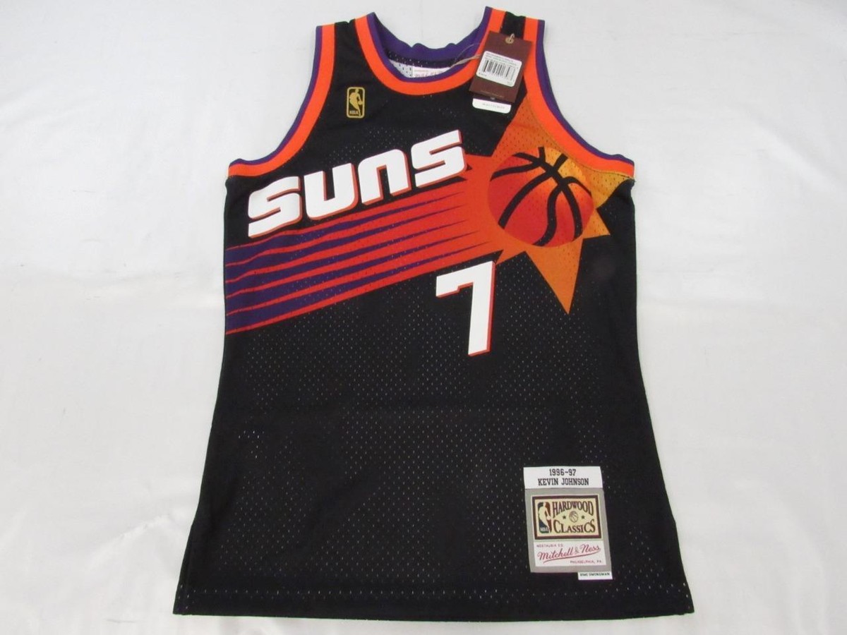 1996-97 Kevin Johnson #7 Suns Mens Mitchell & Ness Swingman Black